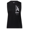 Reebok Graphic Tank Top female Black 4 - 6 (XS)