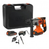 BLACK+DECKER Aku kombinované kladivo, 2x akúr 2,5 Ah BCD900E2K