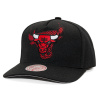 Kšiltovka Mitchell & Ness - NBA Tilted Pro Snapback - Chicago Bulls - Black velikost One Size (56-59 cm)