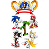 CUKROVÁ TLAČ Jedlý obrázok na tortu SONIC SONIK JEŽKO + MENO POSTAVY 16
