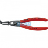 KNIPEX 48 21 J21 Precízne kliešte pre vnútorné poj. kr. 19-60 mm zahnuté 45 ° pot. plastom, f. na šedo