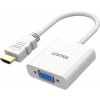 Adaptér Unitek HDMI na VGA, FullHD 60Hz, biely