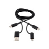 Kábel USB SENCOR USB2.0 C / A-C / Micro B SCO 525-010