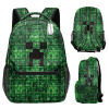 Made in China Dětský / studentský batoh s potiskem celého obvodu motiv Minecraft 1