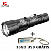 LED Baterka Klarus FX10 - USB nabíjateľná s originál akumulátorom
