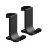 HANSGROHE Háčiky na uterák WALLSTORIS - 2ks, rozmer 39x18 mm, matná čierna - HansGrohe 27914670