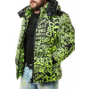 Pánska zimná bunda CIPO & BAXX CM193 NEONGREEN Farba: Zelená, Konfekčná veľkosť: M