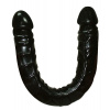 You2Toys Ultra Dong - dvojité gelové dildo 43cm (čierne)