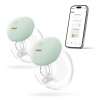 NENO Odsávačka mlieka Ovio Twin Duo bezdrôtová hands-free mušľová 3-fázová s aplikáciou, 2 × 180 ml
