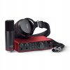 Audio rozhranie Focusrite Scarlett 2i2 4. generácie s mikrofónom a slúchadlami