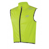 FORCE cyklistická vesta V48, neprefúkavá fluo XS