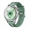 Smartwatch Huawei Watch GT 6 46mm strieborný zelený remienok GPS NFC