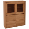 Voleo VYSOKÁ KOMODA, jadrový buk, jadrový buk, 118,4/139,6/37,7 cm - Komody - 002412010837