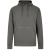 KUSTOM KIT KK 338 / Pánska piqué mikina s kapucňou - dark grey XXXL