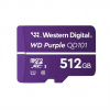 WD MicroSDXC karta 512GB Purple WDD512G1P0C Class 10 (R:100/W:60 MB/s) WDD512G1P0C