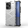 Hybridný kryt HONEYCOMB na Xiaomi Redmi Note 13 Pro+ - Biela