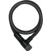 Zámok na bicykel ABUS 6615K/120/15 black Microflex (4003318134128)