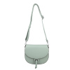 LANA dámska crossbody koženková kabelka Svetlo zelená