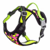 Postroj Hurtta Weekend Warrior Harness Neon II Licorice - postroj pre aktívne psy - 40-50