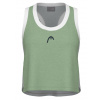 Dámsky top Head Play Crop Top - celery green/grey - Zelený (S)