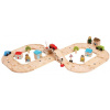 Bigjigs Rail Drevená autodráha osmička