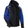 KÜBLER zimní softshell bunda Bodyforce černá/chrpově modrá M