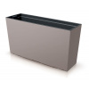 PROSPERPLAST Truhlík střední URBI CASE M s vkladem mocca 77cm