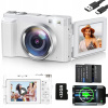 Digitálny fotoaparát Bedee 3-Inch LCD Screen biely