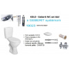 Geberit IDOL WC-kombi 3/6l vodorovný odpad SET+odpad.krk+sedadlo+montáž.sada 19023 GEB 19023000SET