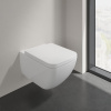 VILLEROY & BOCH Collaro Combi-Pack, závesné WC s DirectFlush + WC sedadlo s poklopom, s QuickRelease a Softclosing, biela alpská, s povrchom CeramicPlus, 4626HSR1