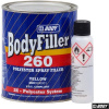 Stříkací tmel BodyFiller® 260 Polyester Filler plnící, žlutý, sprej 1 l