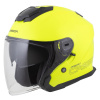 Otevřená helma CASSIDA Jet Tech 2.0 Solid, (fluo žlutá, černá, šedá), vel. L