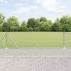 zahrada-XL Plot s stĺpmi Strieborná 0.5 x 10 m Oceľ 3352270