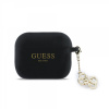Silikónové puzdro Guess 4G Charm pre AirPods Pro 3 Black