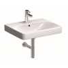 Geberit Smyle Square umývadlo 60x48 cm obdĺžnik klasické umývadlo-umývadlo na nábytok-vstavané umývadlo biela 500.229.01.1