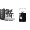 Rocket Espresso Appartamento, black/white + Eureka Mignon Bravo, CR black