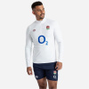 Umbro Men's England Rugby Warm Up High Stretch Lightweight Moisture-Wicking 2023 Performance Rugby Jacket Brill Wh/Blue 3X Large