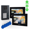 EVOLVEO DoorPhone AP2-2 drátový videotelefon pro dva byty s aplikací, černý DPAP2-B