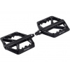 FORCE BLIZZ pedále nylonové, priemer ložiska, čierne