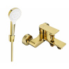 Mexen Royo R05 vaňová batéria so sprchovou súpravou, zlatá - 7223R05-50