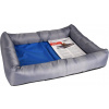 Flamingo Chladící pelíšek pro psy modro/šedý S 50x40x8,5cm