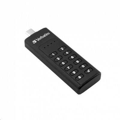 VERBATIM USB C 3.1 Drive 32 GB - Keypad Secure (R:160/W:130 MB/s) GDPR 49430