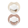 Lovi Cumlík svietiaci silikónový dynamický Prime 6-18 m 2 ks Ivory/Blush