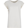 Build your Brand Tričko BY 021, krátký rukáv, dámské COT560021ady05-white sand 2XL Písková bílá
