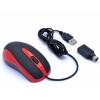 AMEI AM-M801/Kancelárska/Optická/800 DPI/Drôtová USB/Čierna-červená