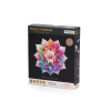 RoboTime Drevené puzzle Kvetinová mandala - poškodený obal
