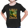 Lirili larila - Italian brainrot - detské tričko s potlačou - Tričkový | 3 | 4 | Čierna