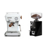 Ascaso Dream PID, Cloud White + Eureka Mignon Specialita Compatto, CR black