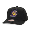 Kšiltovka Mitchell & Ness - NBA Tilted Pro Snapback - Los Angeles Lakers - Black velikost One Size (56-59 cm)
