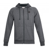 Under Armour -UA Rival fleece FZ hoodie -GRY šedá